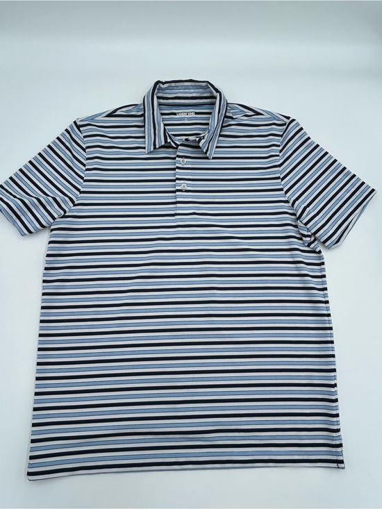 Lands' End Other - Lands' End Men’s Striped Polo in Navy, Light Blue & White M